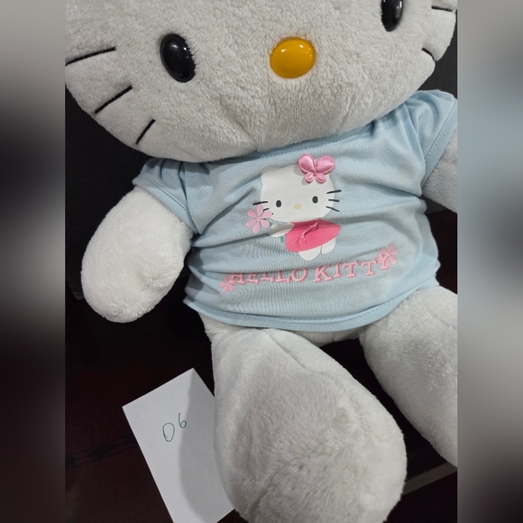 Build A Bear Hello Kitty Plush Toy with Blue Shirt - Picture 7 of 7